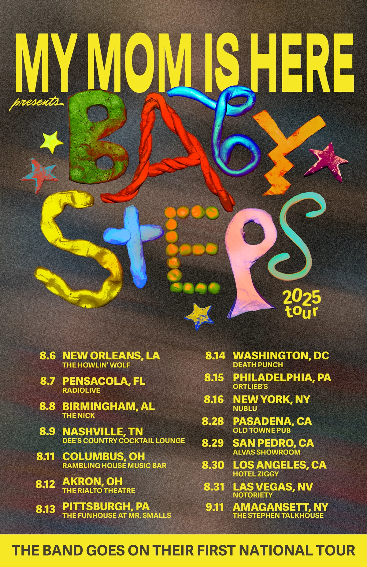 Upcoming shows poster